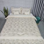 روتختی مدل لئو جنس مخمل رنگ کرم