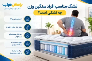 تشک مناسب افراد سنگین وزن، چه تشکی است؟